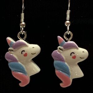 Unicorn Earring, Unicorn Jewelry, Gift Idea, Silly Earring, Cute Earring…